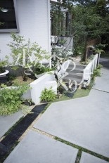 階段と植栽 階段と植栽