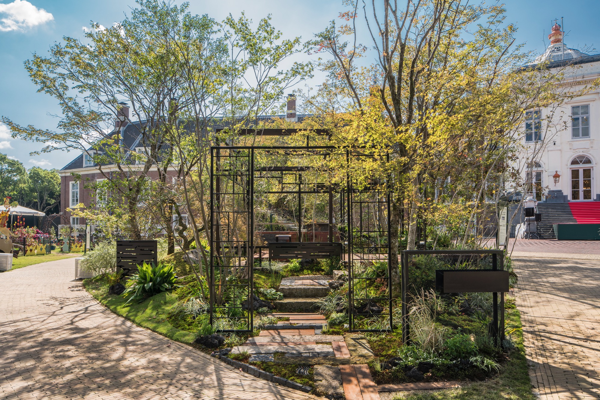 雑木林 回廊の庭 佐世保市 田主丸緑地建設