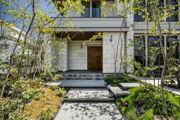 ドライガーデン、雑木の庭、オブジェガーデン、アウトドアリビングと贅沢な庭。