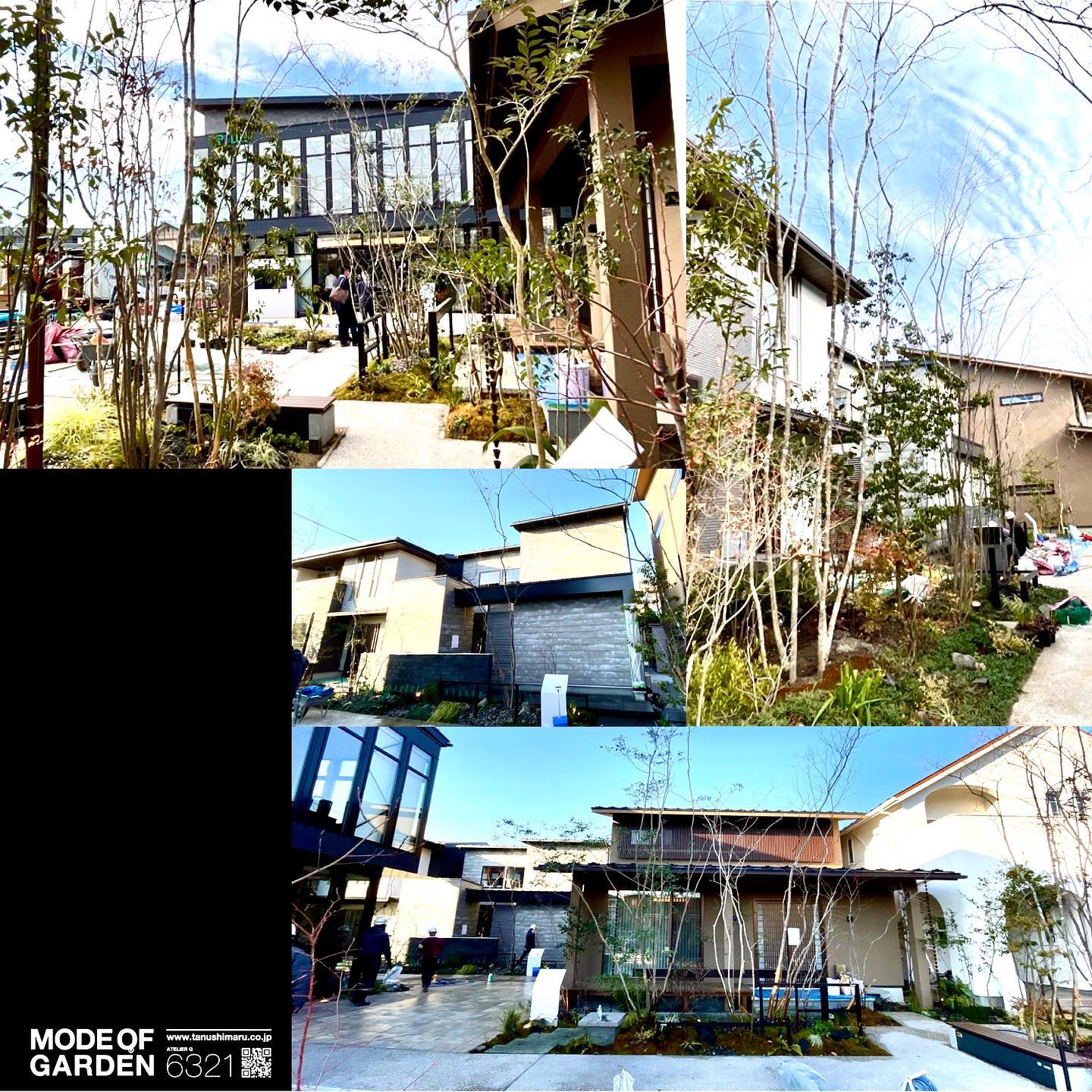 <p>埼玉のポラテックさんの住宅展示場<br />
なんとか形になりました😅</p>
<p>今回のprojectは住宅展示場の<br />
総合監修 エクステリア、植栽の設計、施工。</p>
<p>ここには、exteriorとGreen flowの<br />
新しい空間を表現してます。</p>
<p>住宅の Designは異なってもそれを繋ぐfaçade designと<br />
配棟計画、開口部、動線計画などさまざまなcontentsを限られたspaceに。</p>
<p>まだ仕上げが残ってますが信頼できる仲間にお願いして<br />
次のmission😊!</p>